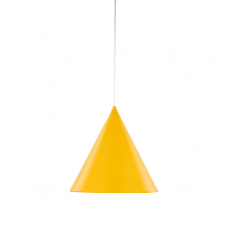 Lampa wisząca stożek Cono Yellow 32cm żółta TK Lighting