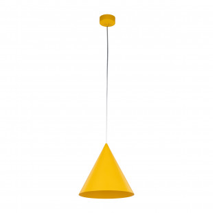 Lampa wisząca stożek Cono Yellow 25cm żółta TK Lighting