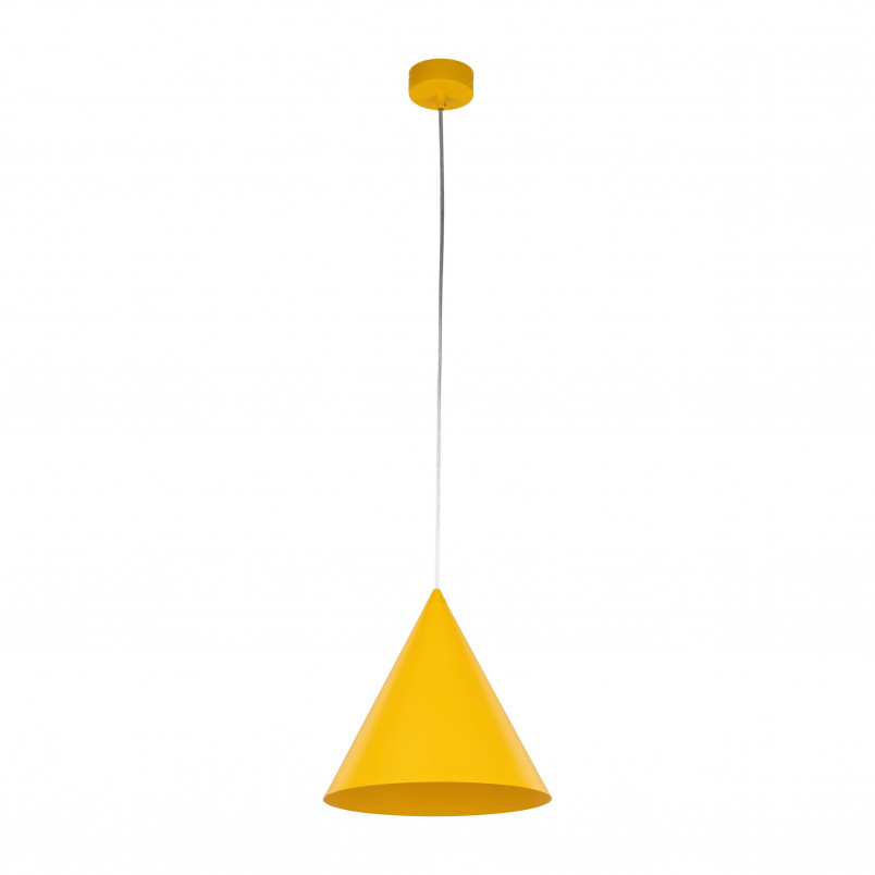 Lampa wisząca stożek Cono Yellow 25cm żółta TK Lighting