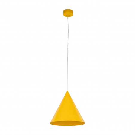 Lampa wisząca stożek Cono Yellow 25cm żółta TK Lighting