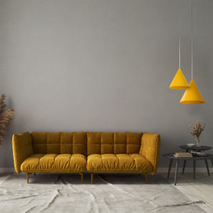 Lampa wisząca stożek Cono Yellow 25cm żółta TK Lighting