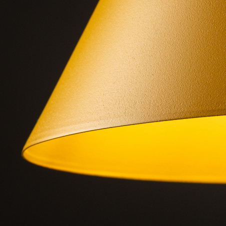 Lampa wisząca stożek Cono Yellow 25cm żółta TK Lighting