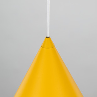 Lampa wisząca stożek Cono Yellow 25cm żółta TK Lighting
