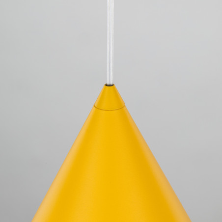 Lampa wisząca stożek Cono Yellow 25cm żółta TK Lighting