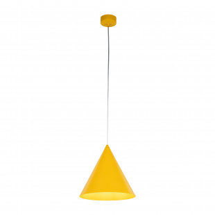 Lampa wisząca stożek Cono Yellow 25cm żółta TK Lighting