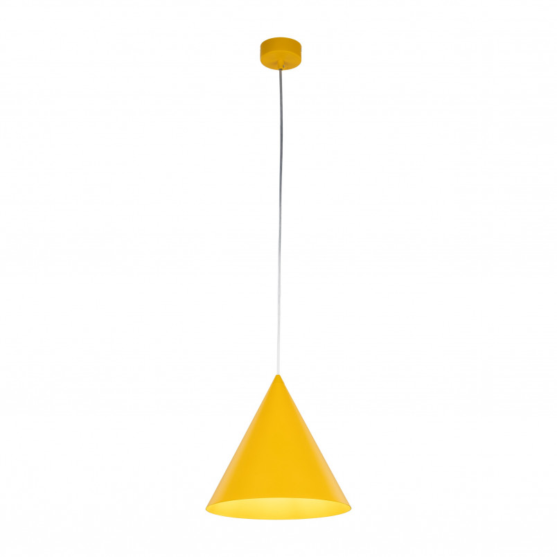 Lampa wisząca stożek Cono Yellow 25cm żółta TK Lighting