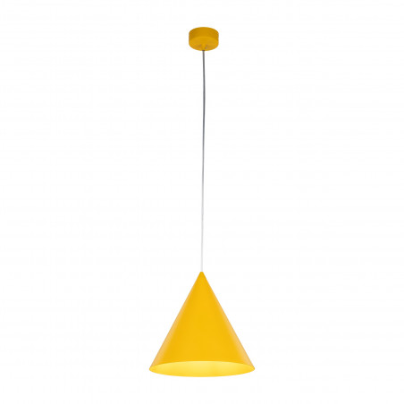 Lampa wisząca stożek Cono Yellow 25cm żółta TK Lighting