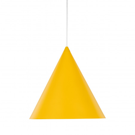 Lampa wisząca stożek Cono Yellow 25cm żółta TK Lighting