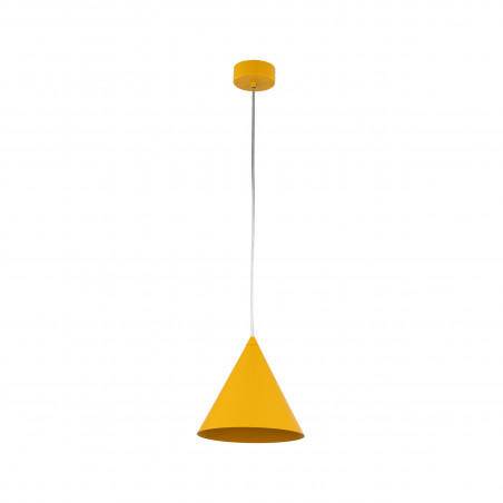 Lampa wisząca stożek Cono Yellow 19cm żółta TK Lighting