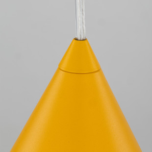 Lampa wisząca stożek Cono Yellow 19cm żółta TK Lighting