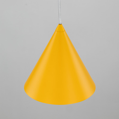 Lampa wisząca stożek Cono Yellow 19cm żółta TK Lighting