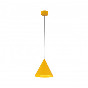 Lampa wisząca stożek Cono Yellow 19cm żółta TK Lighting