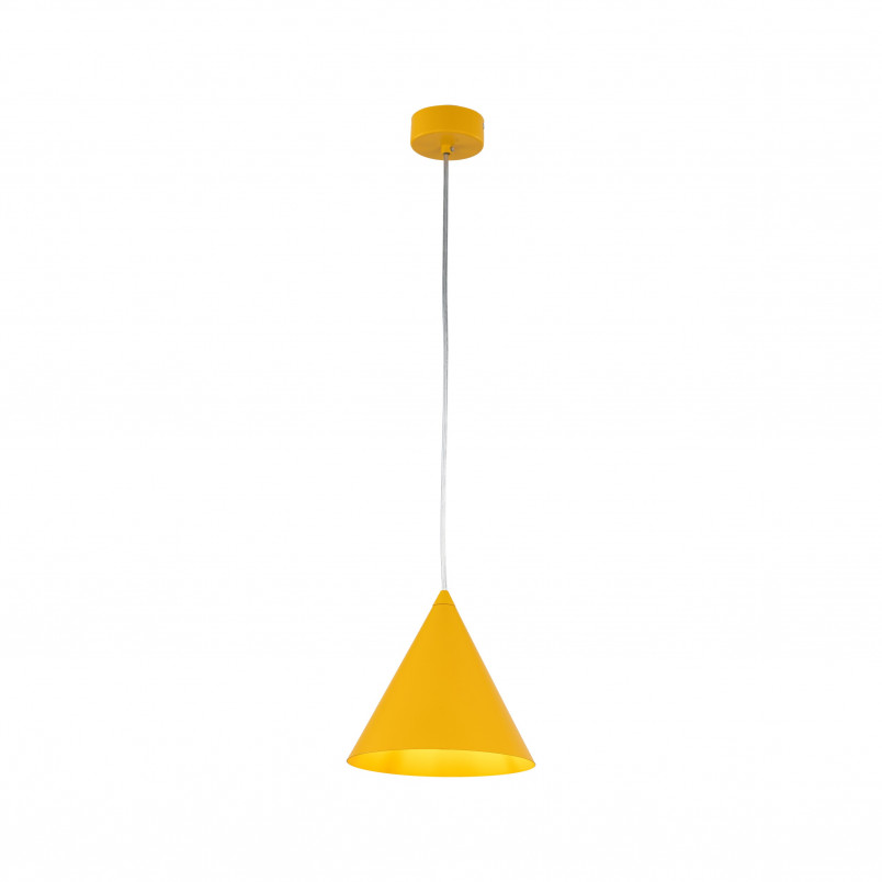 Lampa wisząca stożek Cono Yellow 19cm żółta TK Lighting
