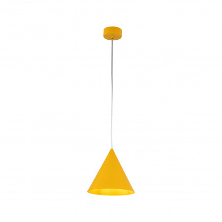 Lampa wisząca stożek Cono Yellow 19cm żółta TK Lighting