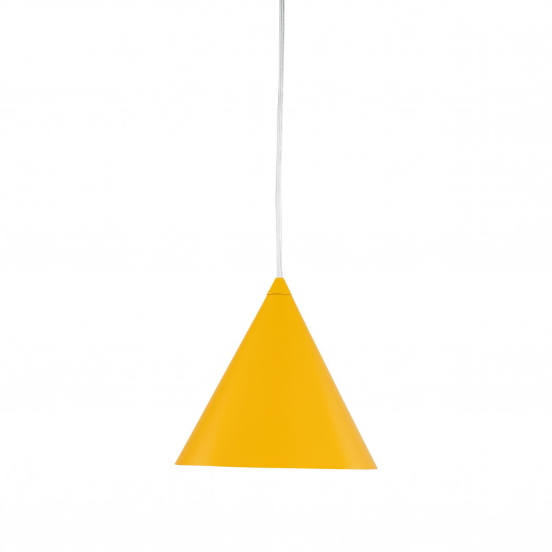 Lampa wisząca stożek Cono Yellow 19cm żółta TK Lighting