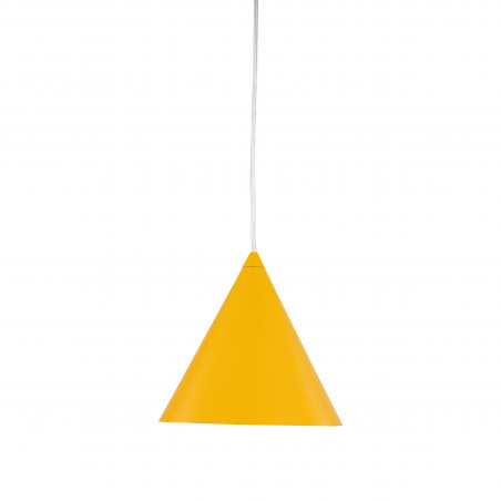 Lampa wisząca stożek Cono Yellow 19cm żółta TK Lighting