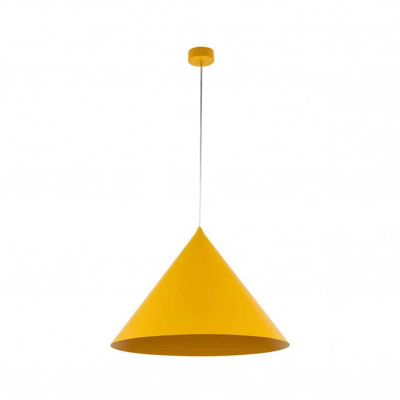 Lampa wisząca stożek Cono Yellow 50cm żółta TK Lighting