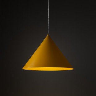 Lampa wisząca stożek Cono Yellow 50cm żółta TK Lighting