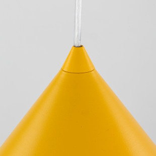 Lampa wisząca stożek Cono Yellow 50cm żółta TK Lighting