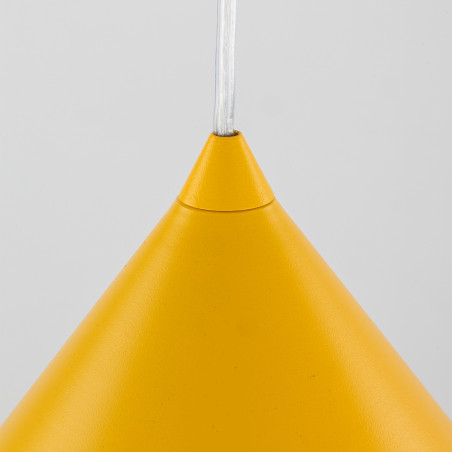 Lampa wisząca stożek Cono Yellow 50cm żółta TK Lighting