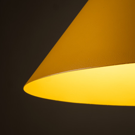Lampa wisząca stożek Cono Yellow 50cm żółta TK Lighting