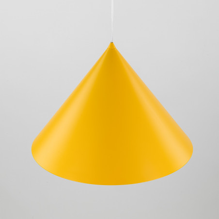 Lampa wisząca stożek Cono Yellow 50cm żółta TK Lighting