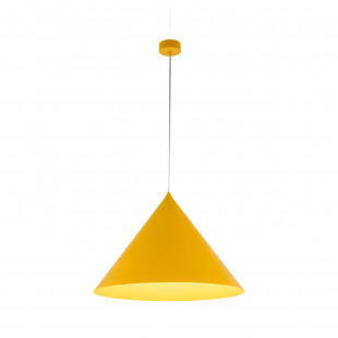 Lampa wisząca stożek Cono Yellow 50cm żółta TK Lighting