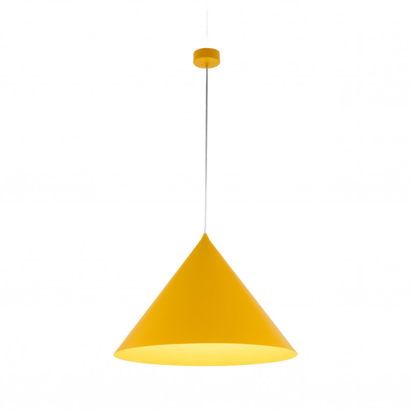 Lampa wisząca stożek Cono Yellow 50cm żółta TK Lighting