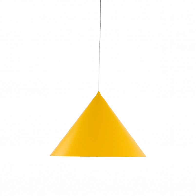 Lampa wisząca stożek Cono Yellow 50cm żółta TK Lighting