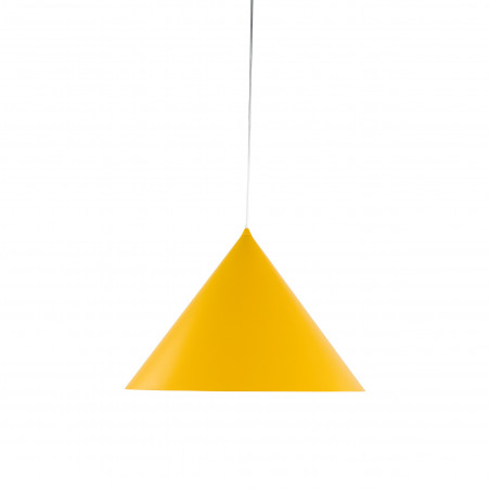 Lampa wisząca stożek Cono Yellow 50cm żółta TK Lighting