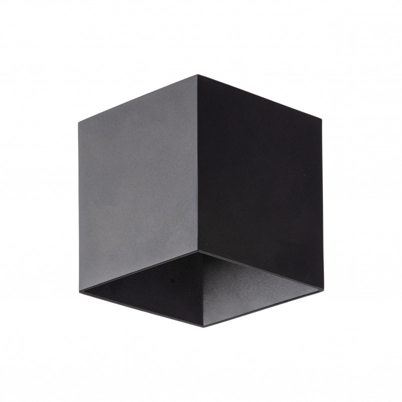 Kinkiet ogrodowy góra-dół Cube LED 3000K IP54 czarny TK Lighting