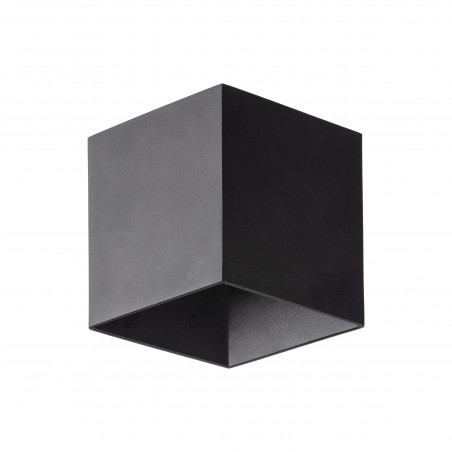 Kinkiet ogrodowy góra-dół Cube LED 3000K IP54 czarny TK Lighting