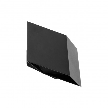 Kinkiet ogrodowy góra-dół Cube LED 3000K IP54 czarny TK Lighting