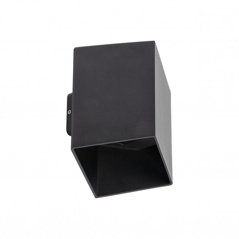 Kinkiet ogrodowy góra-dół Cube LED 3000K IP54 czarny TK Lighting