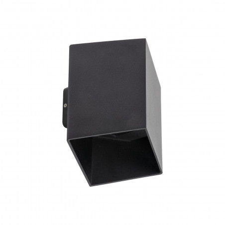 Kinkiet ogrodowy góra-dół Cube LED 3000K IP54 czarny TK Lighting