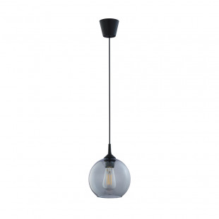 Lampa wisząca szklana kula Cubus 20cm grafitowa TK Lighting