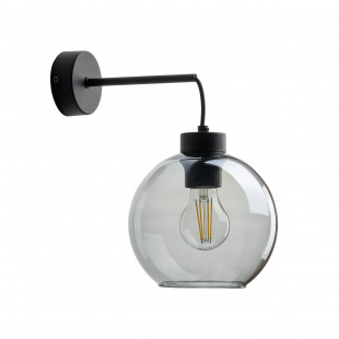 Kinkiet szklany wiszący Cubus 18cm grafitowy TK Lighting