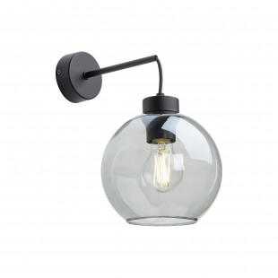 Kinkiet szklany wiszący Cubus 18cm grafitowy TK Lighting