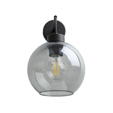 Kinkiet szklany wiszący Cubus 18cm grafitowy TK Lighting