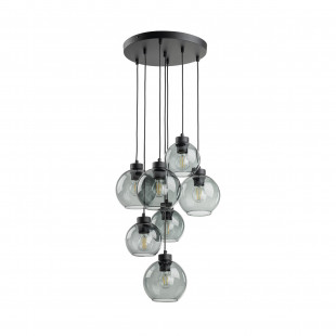 Lampa wisząca szklane kule Cubus VII 49cm grafitowa TK Lighting