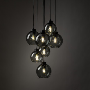 Lampa wisząca szklane kule Cubus VII 49cm grafitowa TK Lighting