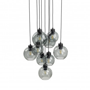 Lampa wisząca szklane kule Cubus IX 58cm grafitowa TK Lighting
