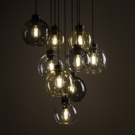 Lampa wisząca szklane kule Cubus IX 49cm multikolor TK Lighting