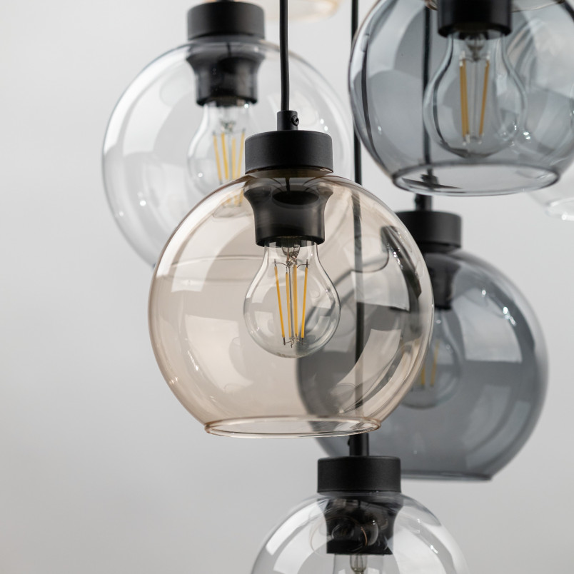 Lampa wisząca szklane kule Cubus IX 49cm multikolor TK Lighting