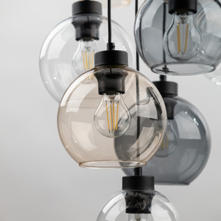 Lampa wisząca szklane kule Cubus IX 49cm multikolor TK Lighting
