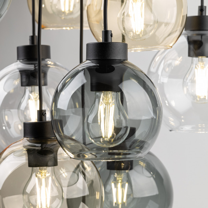 Lampa wisząca szklane kule Cubus IX 49cm multikolor TK Lighting