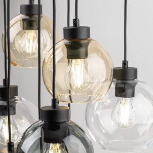 Lampa wisząca szklane kule Cubus IX 49cm multikolor TK Lighting