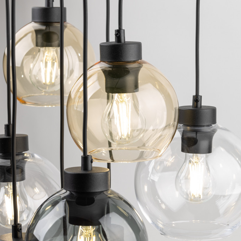 Lampa wisząca szklane kule Cubus IX 49cm multikolor TK Lighting