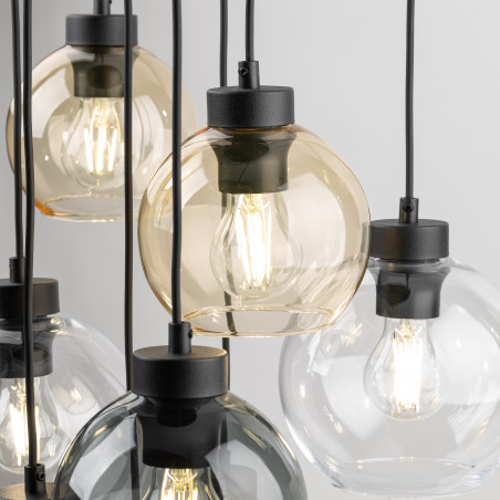 Lampa wisząca szklane kule Cubus IX 49cm multikolor TK Lighting