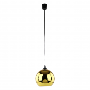 Lampa wisząca szklana kula Cubus 25cm złota TK Lighting
